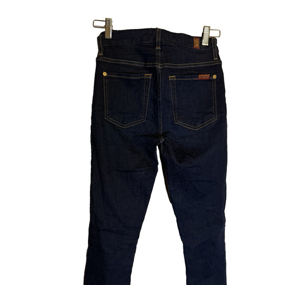 7 For All Mankind Skinny Ankle Leg Jeans - Size 23 - Picture 3 of 10